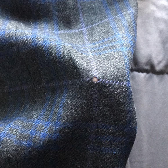 Harve Benard 100% wool A-line dark grey and blue Size 6 skirt Brand new - Picture 10 of 11